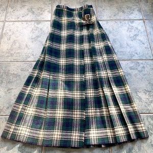 Vintage Tartan Plaid Kilt